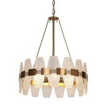 Stylasteridae 4-Light 19" Modern Gold Chandelier, Wagon Wheel