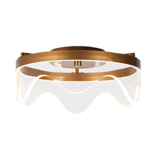 Actaea 1-Light Plating Brass LED Semi-Flush