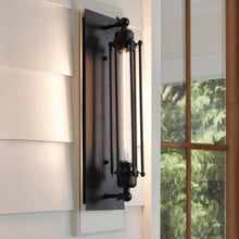 Malaprop 1-Light Industrial Black Wall Sconces