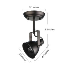 Zorive 1-Light Black Track Kit