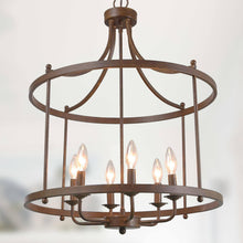 Trounifer 6-Light Small Black Chandelier