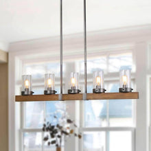 Trogir 5-Light 43-in Gary&Wood Farmhouse Linear Kitchen Island Light