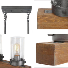 Trogir 5-Light 43-in Gary&Wood Farmhouse Linear Kitchen Island Light