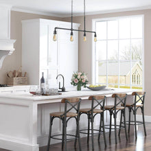 Santinate 4-Light Oversized Black Chandelier