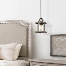 Sturgeon 1-Light Medium Wood Farmhouse Pendant Light Fixtures