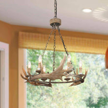 Vivalexa 6-Light Large Wood Chandelier