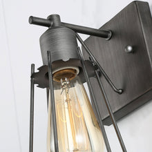 Mamciic 1-Light Industrial Silver Cage Wall Sconces