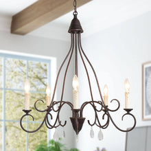 Legiasismeri 5-Light Large Bronze Chandelier