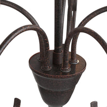 Legiasismeri 5-Light Large Bronze Chandelier