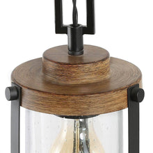 Strelitzia 1-Light 6" Wood Farmhouse Cylinder Pendant Light Fixtures