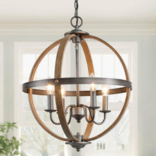 Aimme 4-Light Small Wood Chandelier
