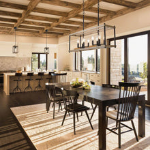 Omayanizeny 8-Light Large Wood Chandelier