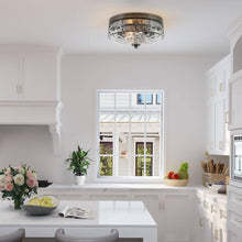 Anasipia 3-Light Mini Wood Flush-Mount Light