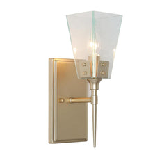Dendrophylax 1-Light Modern Gold Seeded Glass Indoor Wall Sconce