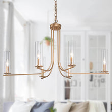 Velocitimus 6-Light Oversized Gold Chandelier