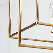 Hoyueren 8-Light 31.9-in Brass Modern Rectangle Kitchen Island Light