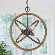 Labiyusn 6-Light Small Wood Chandelier