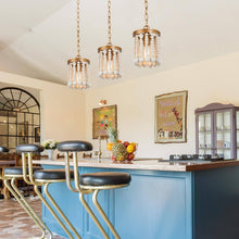 Rutilar 1-Light Mini Gold Modern Pendant Light Fixtures