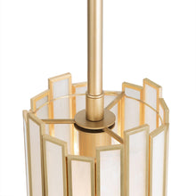 Hemaaolay 1-Light 4" Gold Modern Cylinder Pendant Light Fixtures