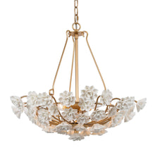 Arianiser 3-Light 20" Modern Art Gold Chandelier, Ceramic Bowl