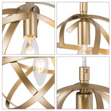 Bongow 1-Light Mini Gold Modern Pendant Light Fixtures