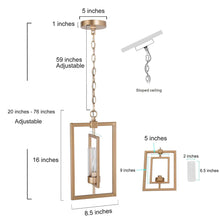 Unelefante 1-Light Mini Gold Modern Pendant Light Fixtures