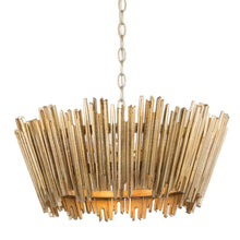 Agricsdle 3-Light 20" Modern Vintage Gold Chandelier, Drum