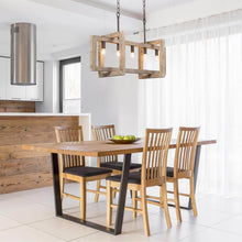 Wordsworth 5-Light Large Wood Chandelier