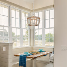 Penetrar 3-Light Mini Wood Chandelier