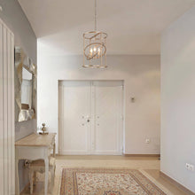 Casmitasy 3-Light Small Gold Chandelier