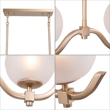 Marlon 3-Light 30-in Gold Modern Linear Kitchen Island Light