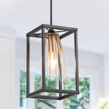Hengrava 1-Light Mini Black Modern Pendant Light Fixtures