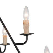 Lirienne 6-Light Large Black Chandelier