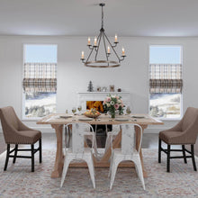 Lirienne 6-Light Large Black Chandelier
