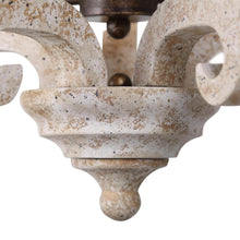 Euexia 3-Light Small Wood Chandelier