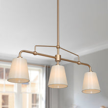 Capaneusnoien 3-Light 26-in Gold Modern Linear Kitchen Island Light