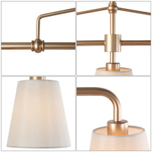 Capaneusnoien 3-Light 26-in Gold Modern Linear Kitchen Island Light
