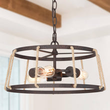Saibaobey 3-Light Small Bronze Chandelier
