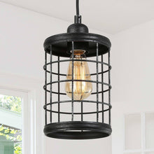Selenicereus 1-Light Mini Silver Industrial Pendant Light Fixtures