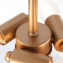Gregary 3-Light Mini Gold Semi-Flush-Mount Light