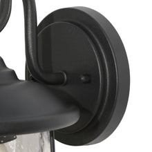 Catmorlyn 12"H 1-Light Black Outdoor Wall Light