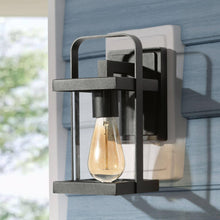 Pseudochromis 10.5"H 1-Light Black Outdoor Wall Light