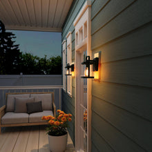 Pseudochromis 10.5"H 1-Light Black Outdoor Wall Light
