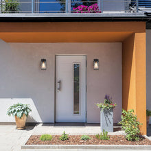 Bovenere 10"H 1-Light Black Outdoor Wall Light