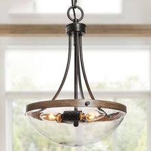 Periclymenus 3-Light Mini Black Chandelier