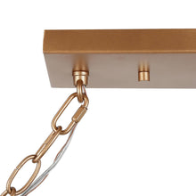 Dstrone 4-Light 32-in Gold Modern Linear Kitchen Island Light