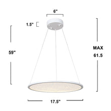 Pramonicus 1-Light Medium White LED Modern Pendant Light Fixtures