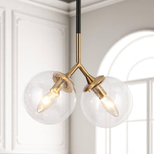 Gary 2-Light Mini Black Modern Pendant Light Fixtures