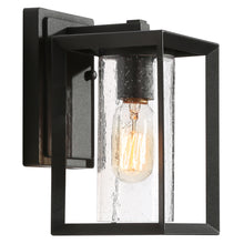 Sebasinsh 9"H 1-Light Black Outdoor Wall Light