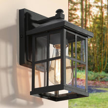 Acbolomew 10"H 1-Light Black Outdoor Wall Light